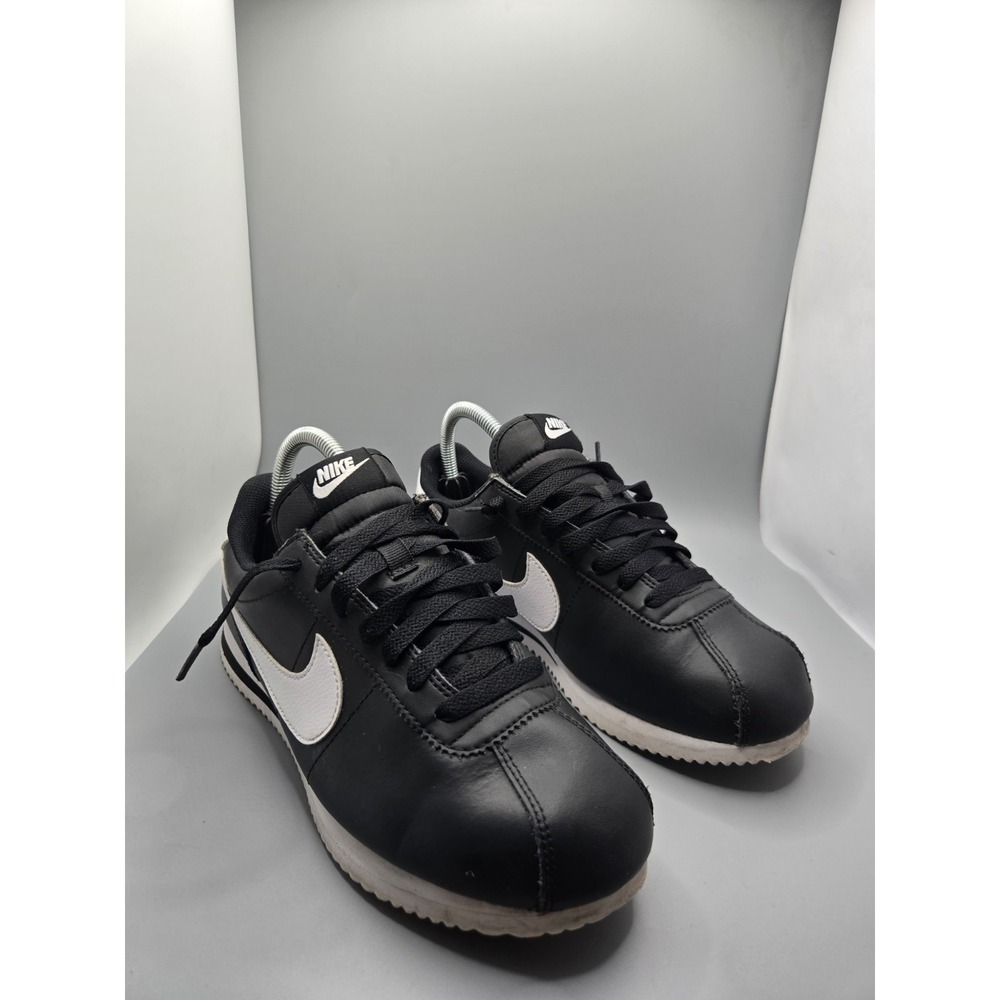 Nike Cortez '23 Black White Leather Women's Size 8.5 DN1791-001 Retro Low